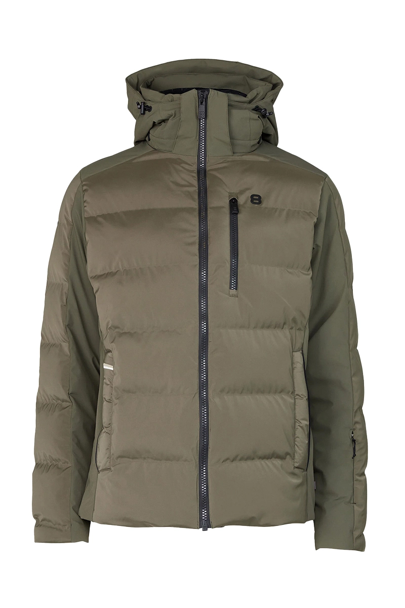 Wintersport heren jack groen
