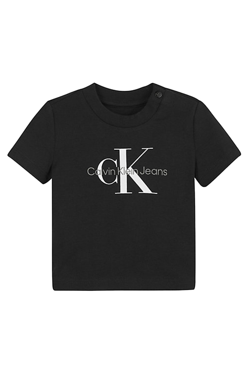 Calvin Klein Monogram ss tshirt Zwart-1 1