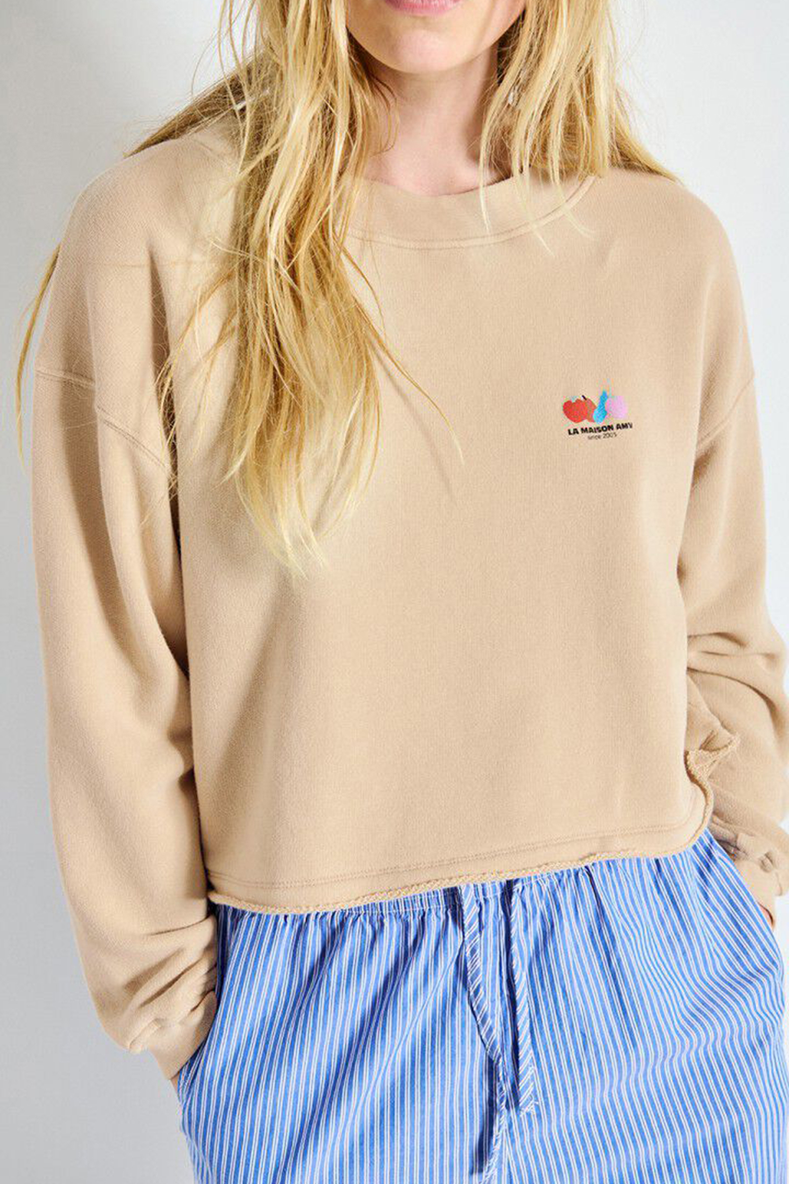 Dames sweater bruin