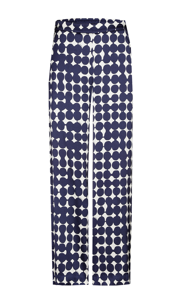 Dames broek blauw