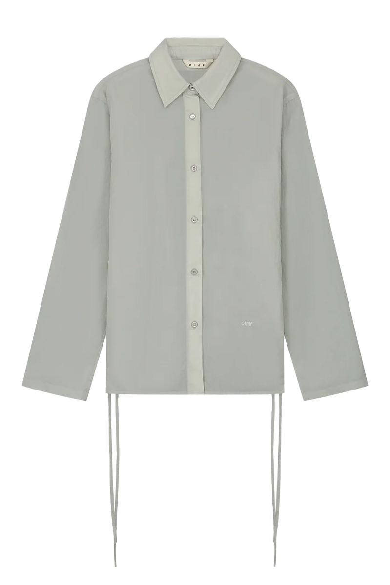 Dames blouse lange mouw groen