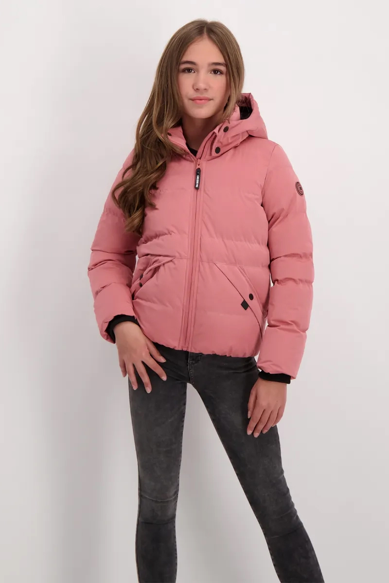 Meisjes jas rose