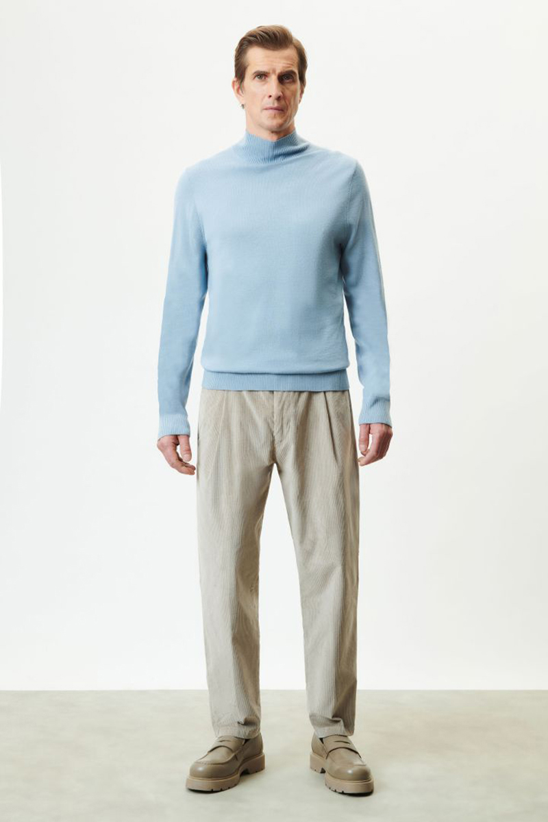 Heren trui blauw