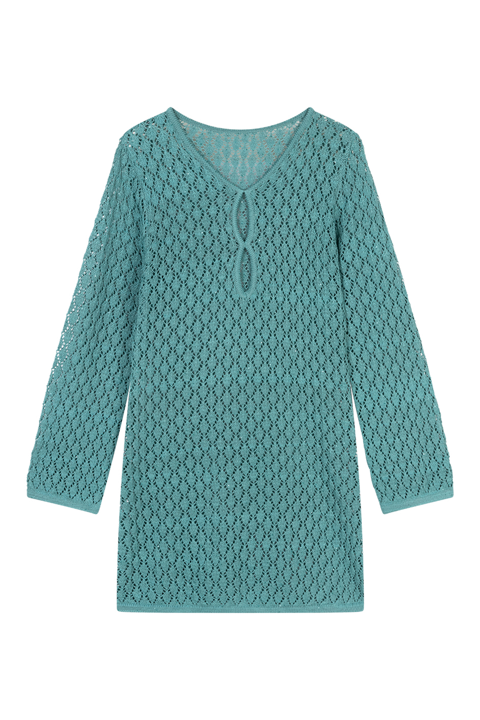 Dames jurk blauw