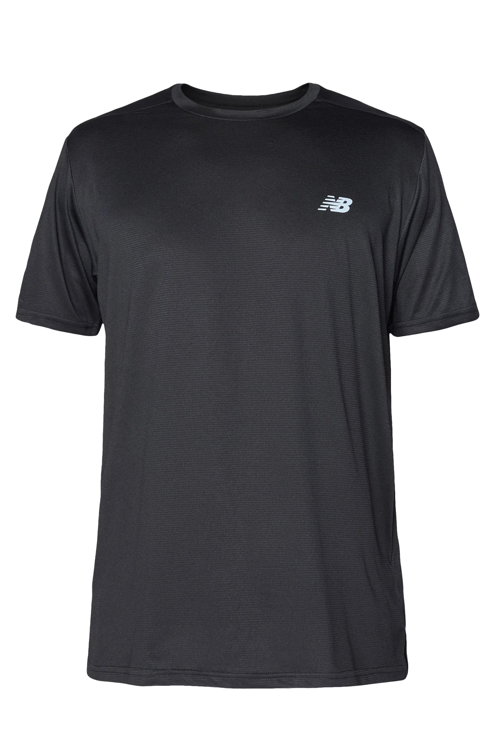 Running heren t-shirt km zwart
