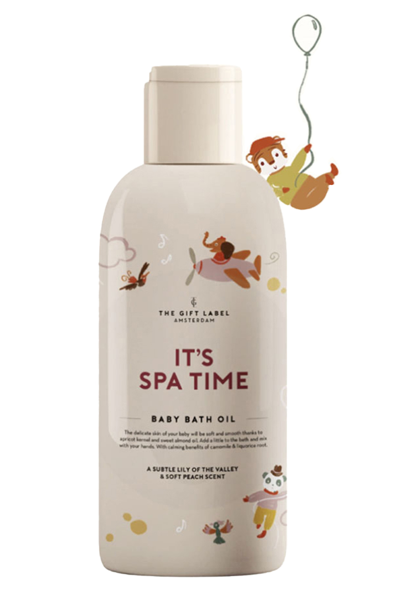 The Gift Label baby bath oil 150ml- it's spatime Diversen-4 1