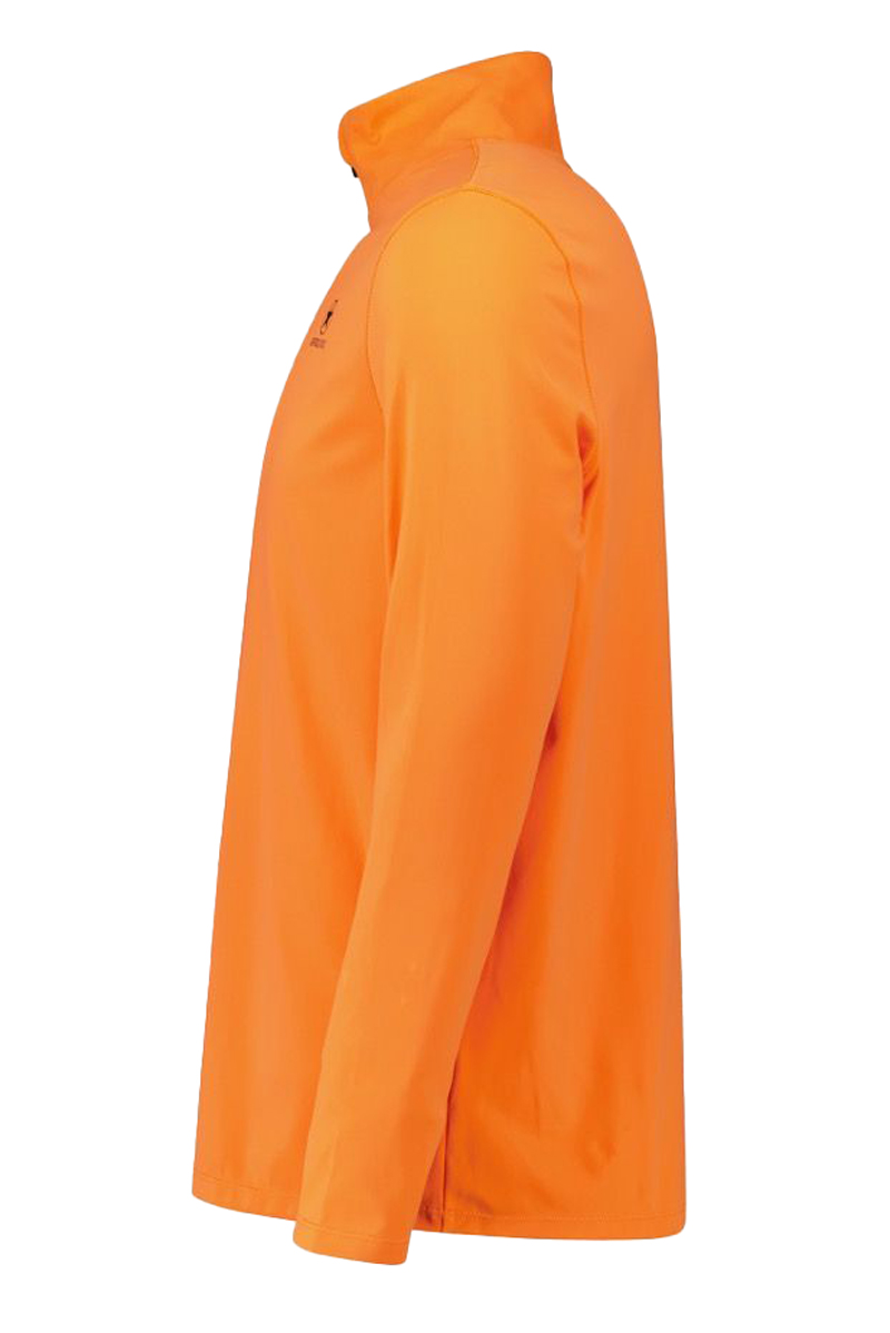 Wintersport heren pully+rits oranje