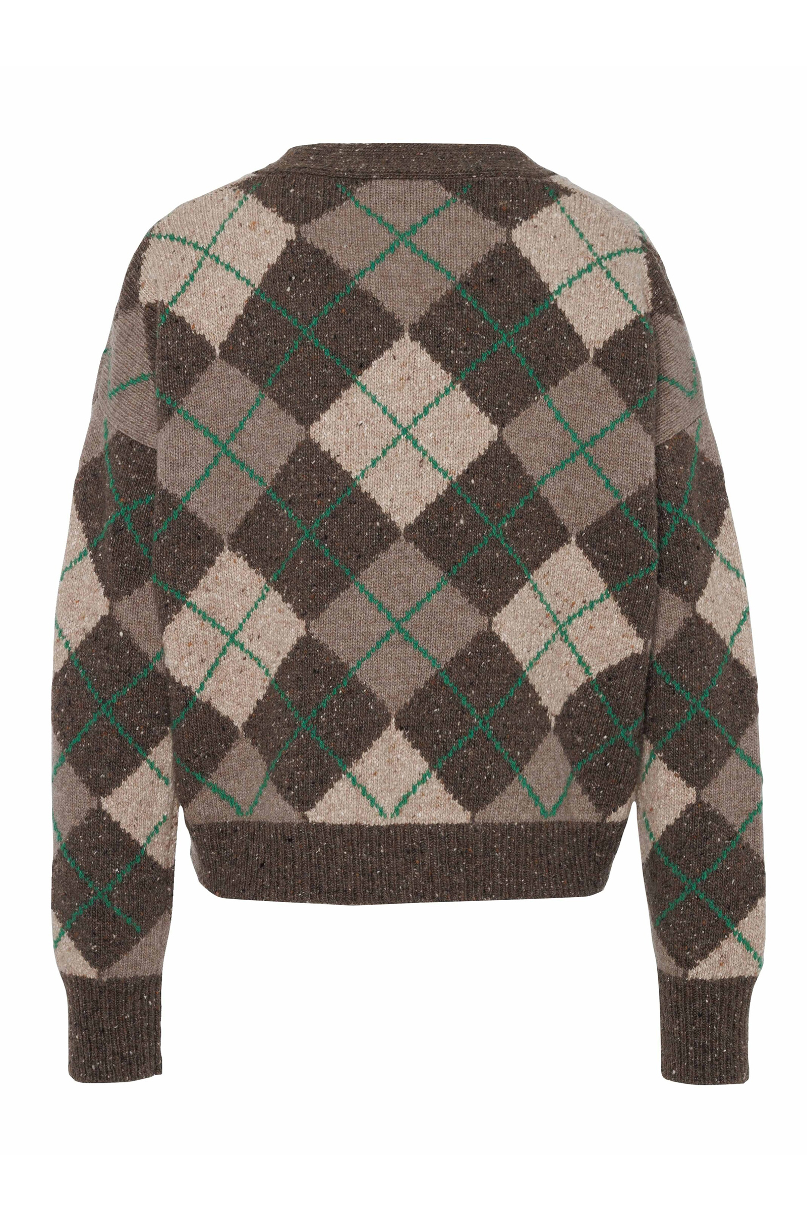 Dames vest bruin