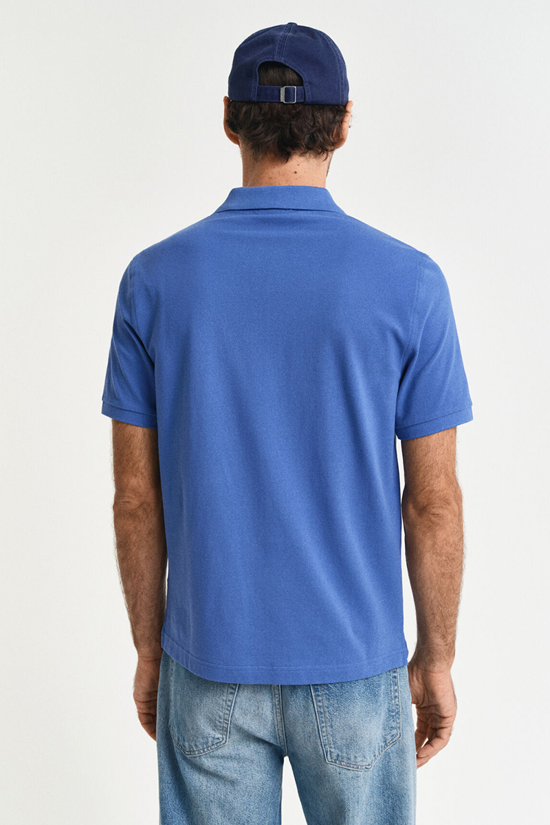 Gant REG SHIELD SS PIQUE POLO Blauw-5 3