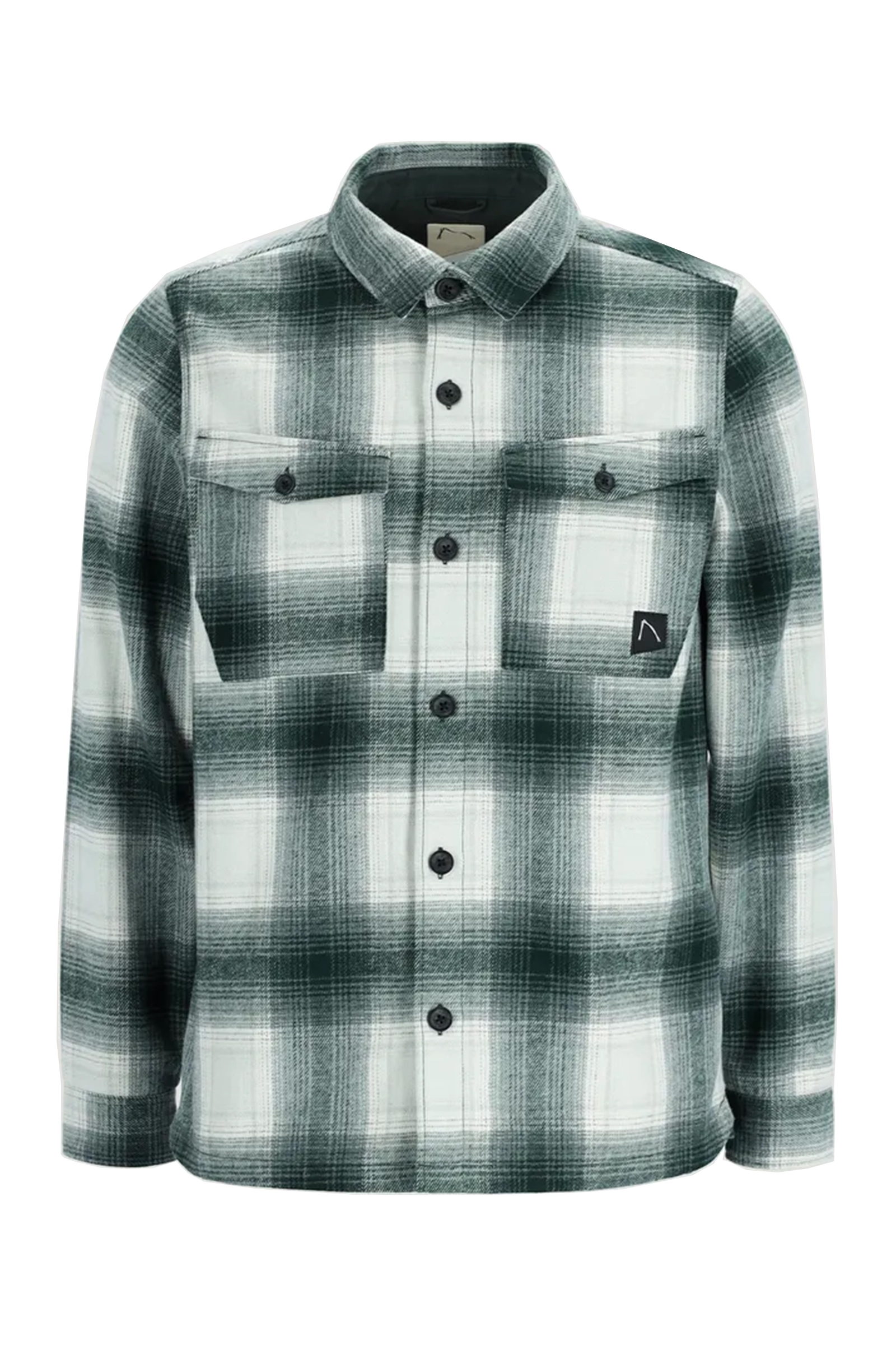 Heren t-shirt lange mouw groen