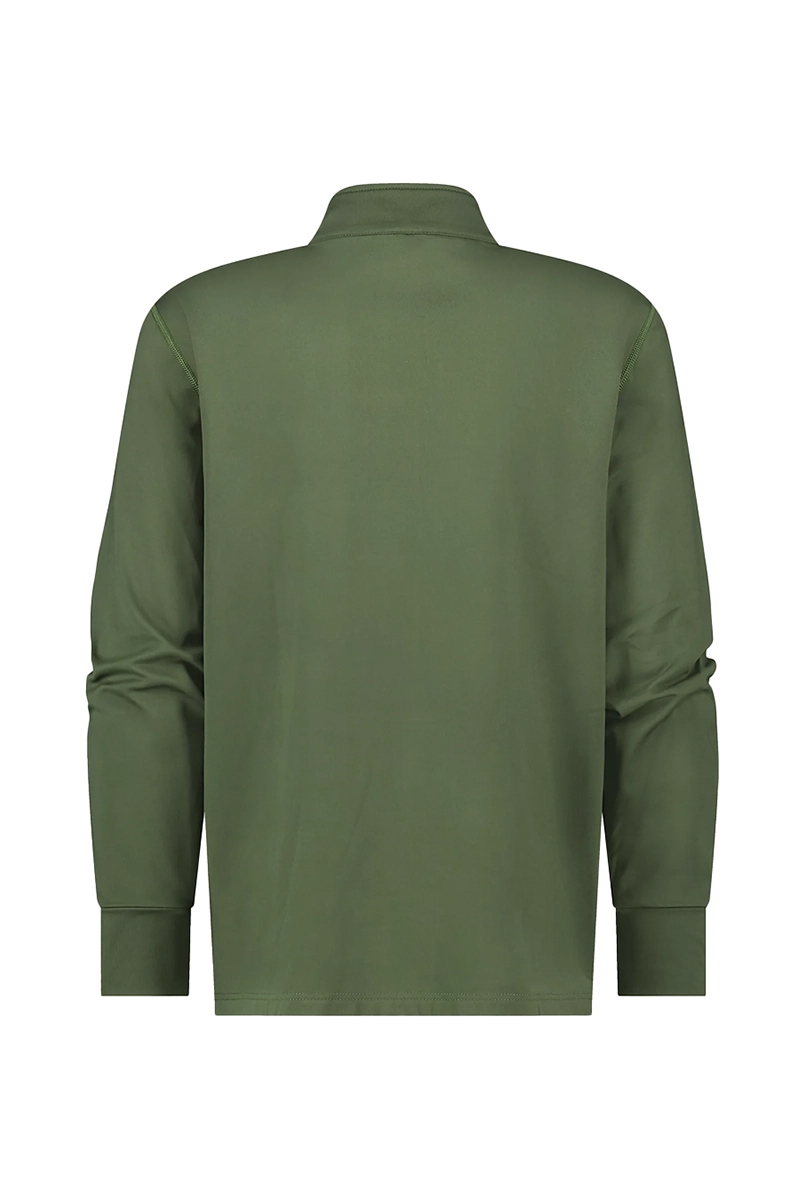 Wintersport heren fleece vest groen