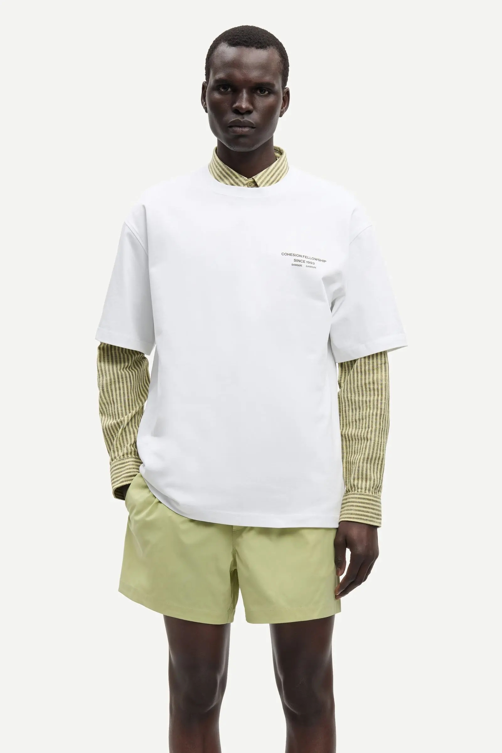 Heren t-shirt kortemouw wit