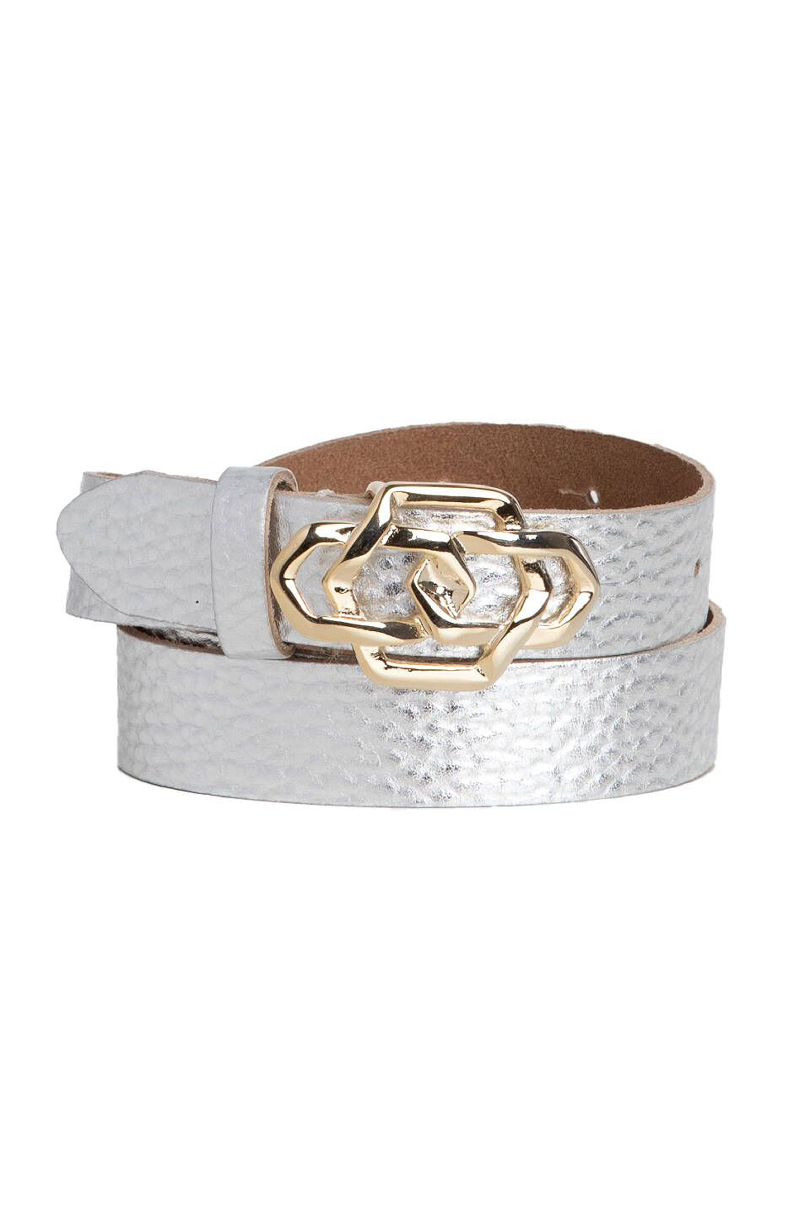 Dames riem zilver