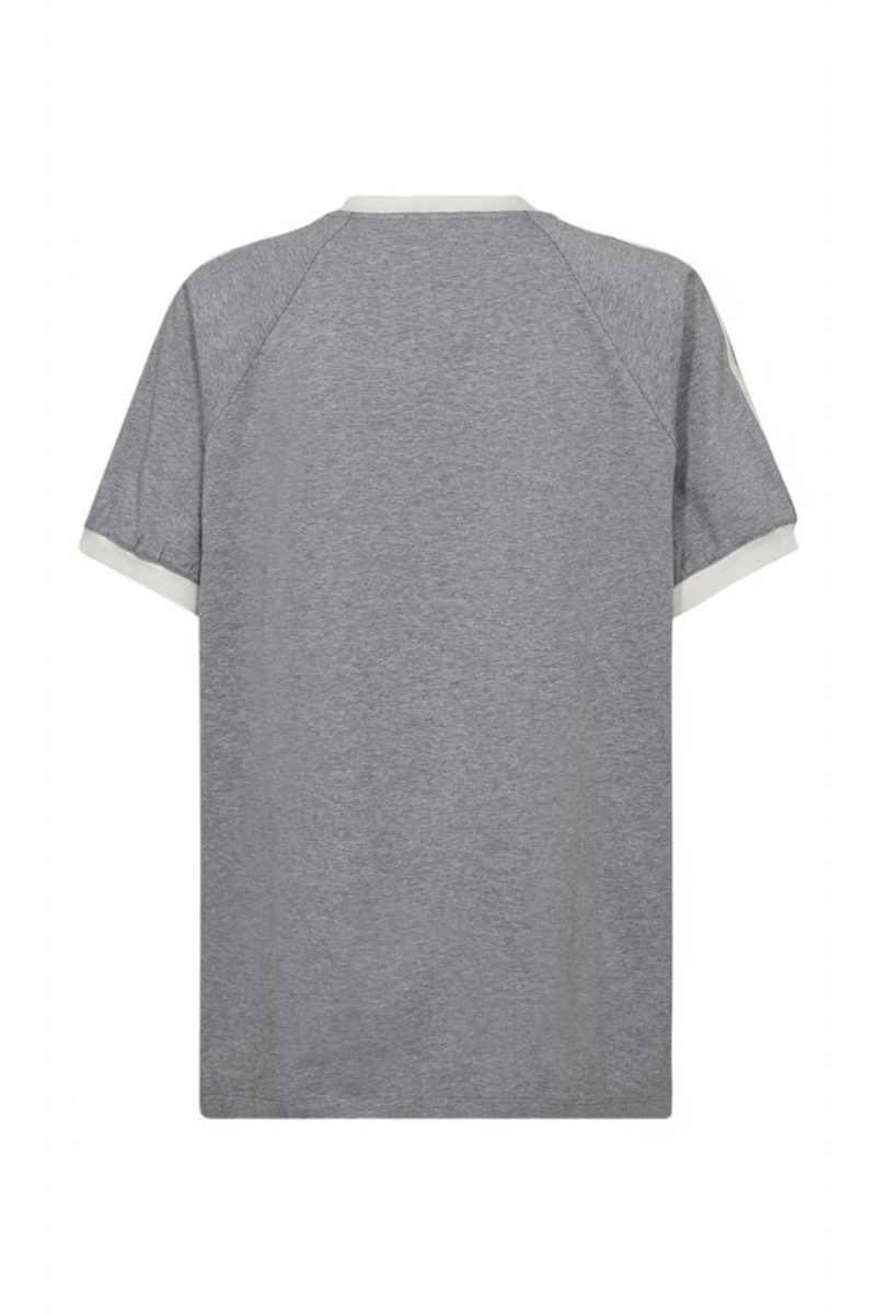 Dames t-shirt korte mouw grijs