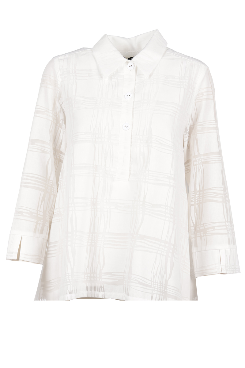 Dames top ecru