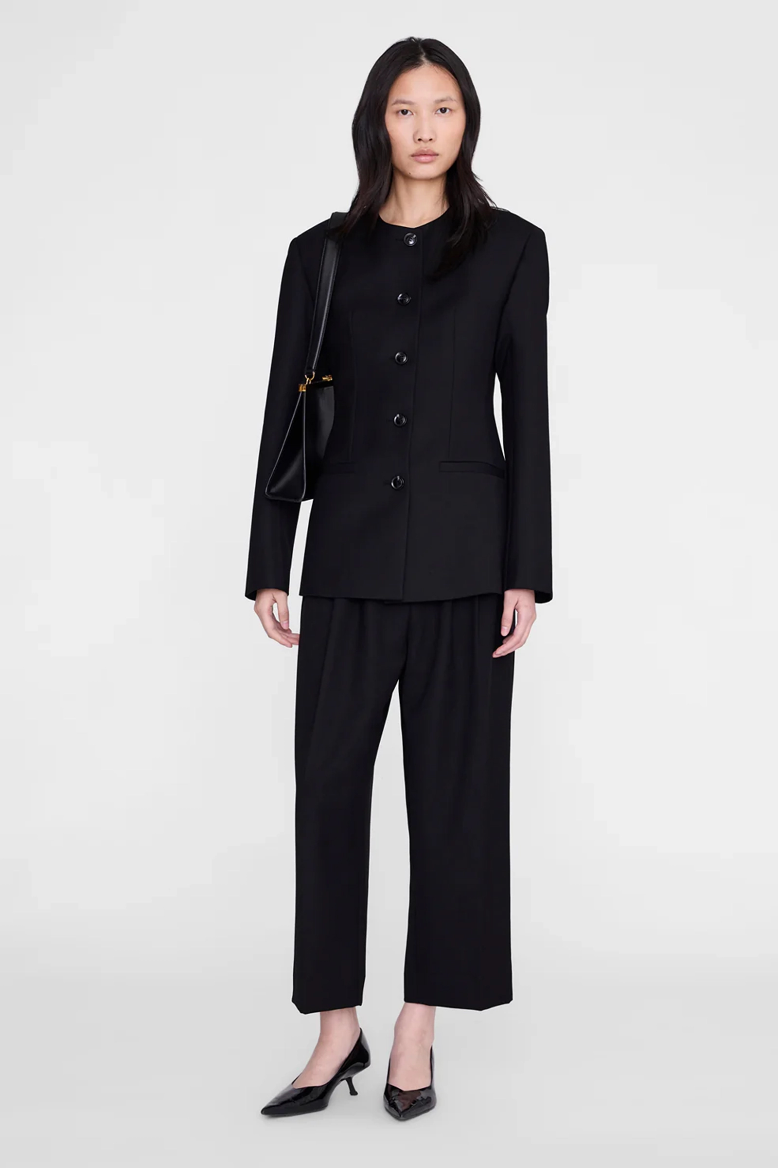 Dames blazer zwart