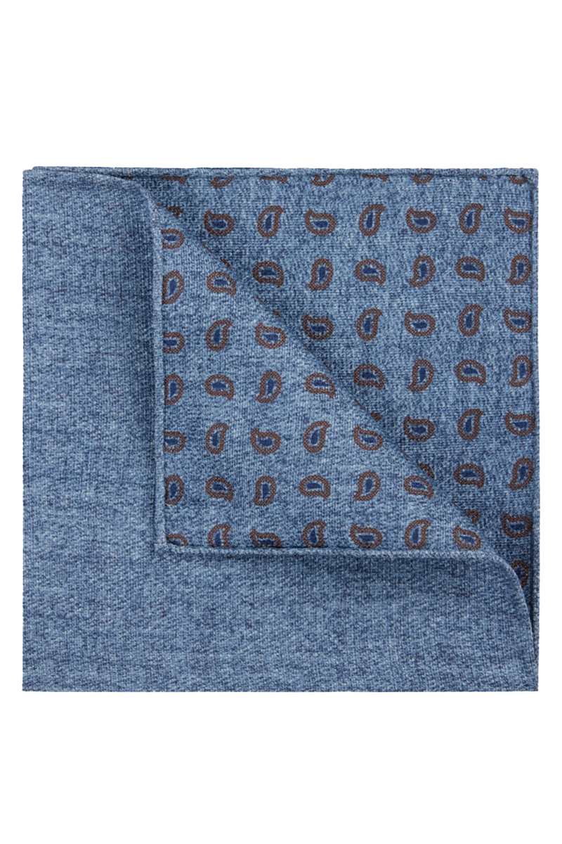 Profuomo PSQ SILK DOUBLE PRINT BLUE Blue 1