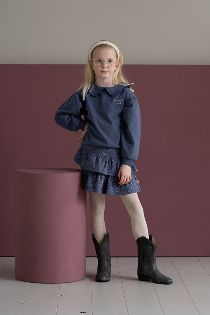 Meisjes rok blauw