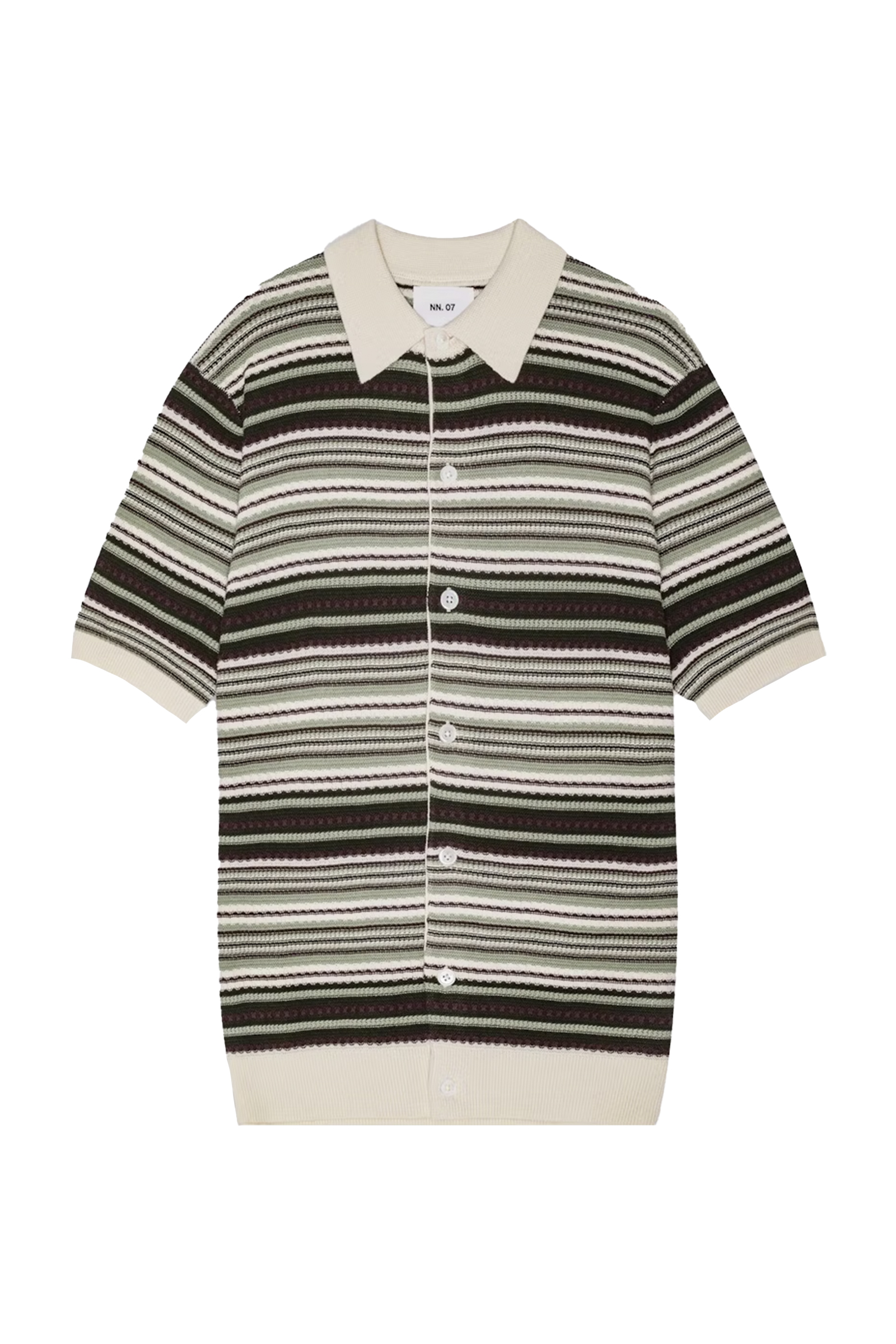 Heren overhemd km casual groen