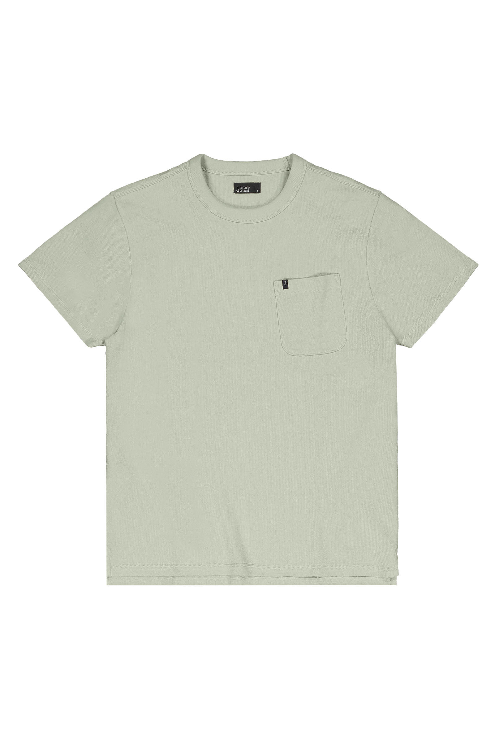 Butcher of Blue Adrien Loose Pkt Tee Groen-1 1