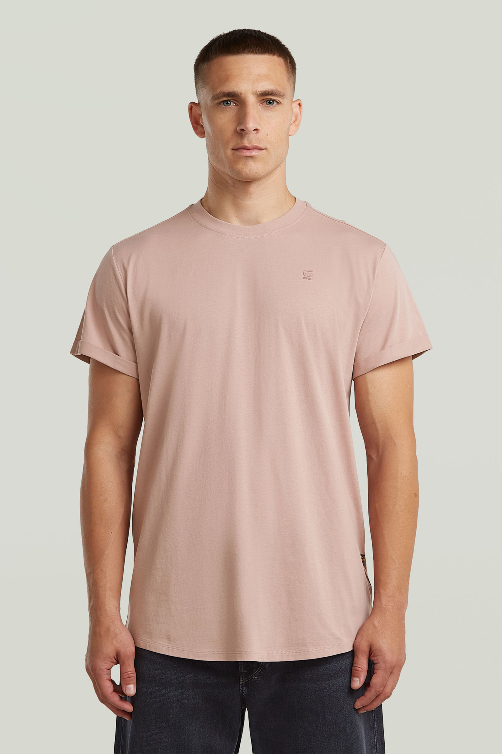 Heren t-shirt kortemouw rose