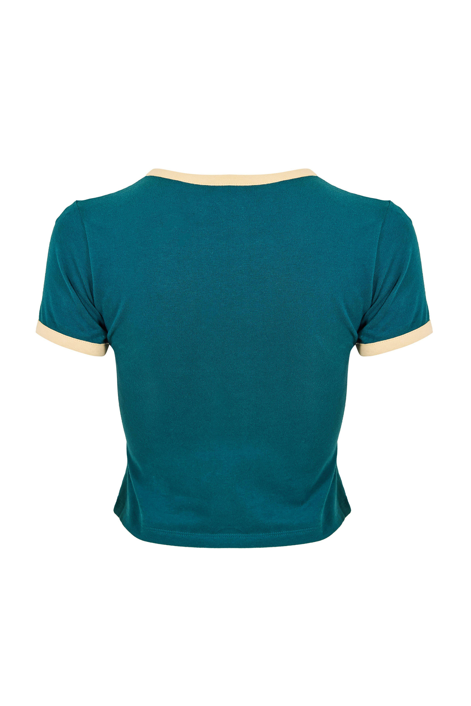 Casual dames t-shirt km groen