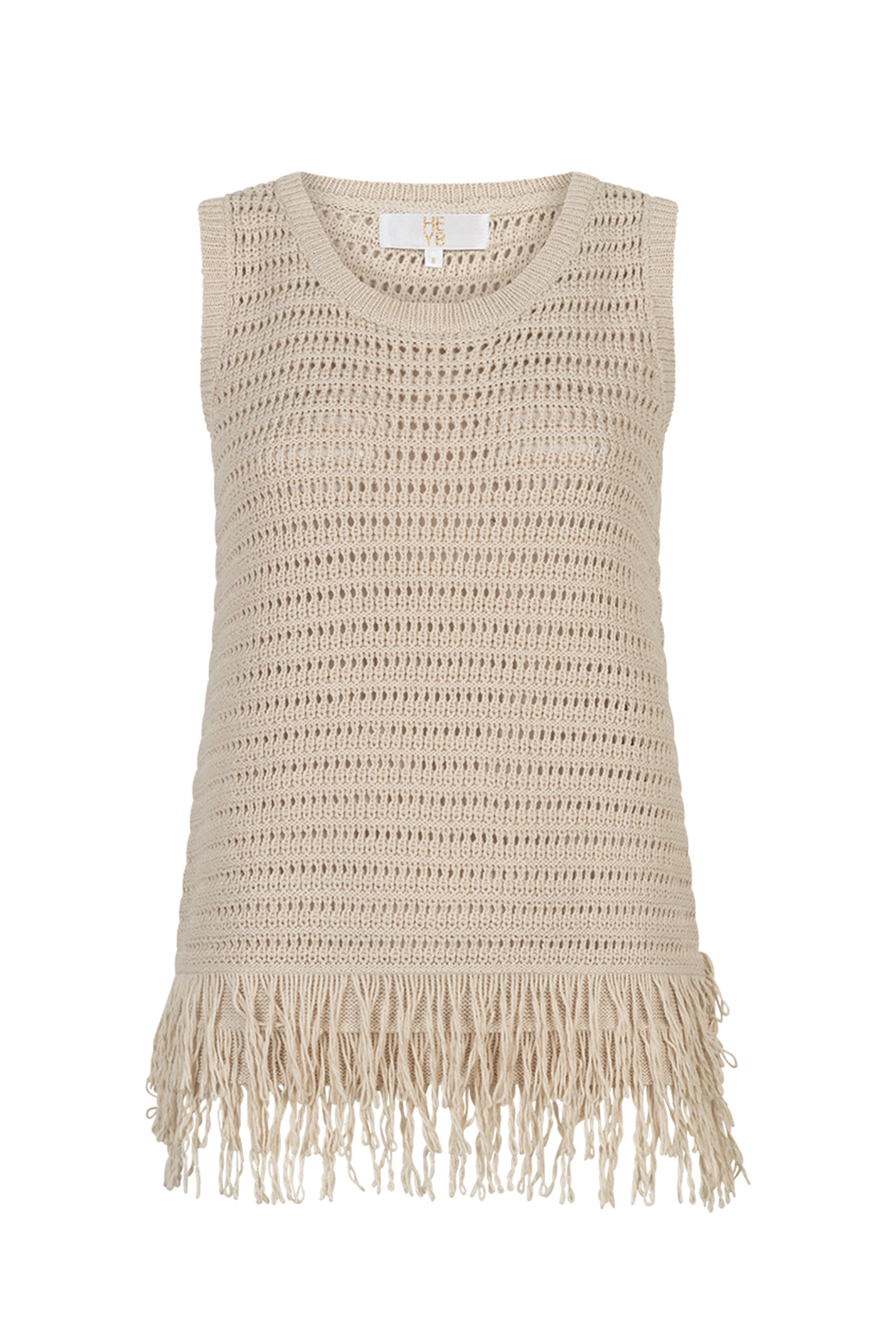Dames top bruin