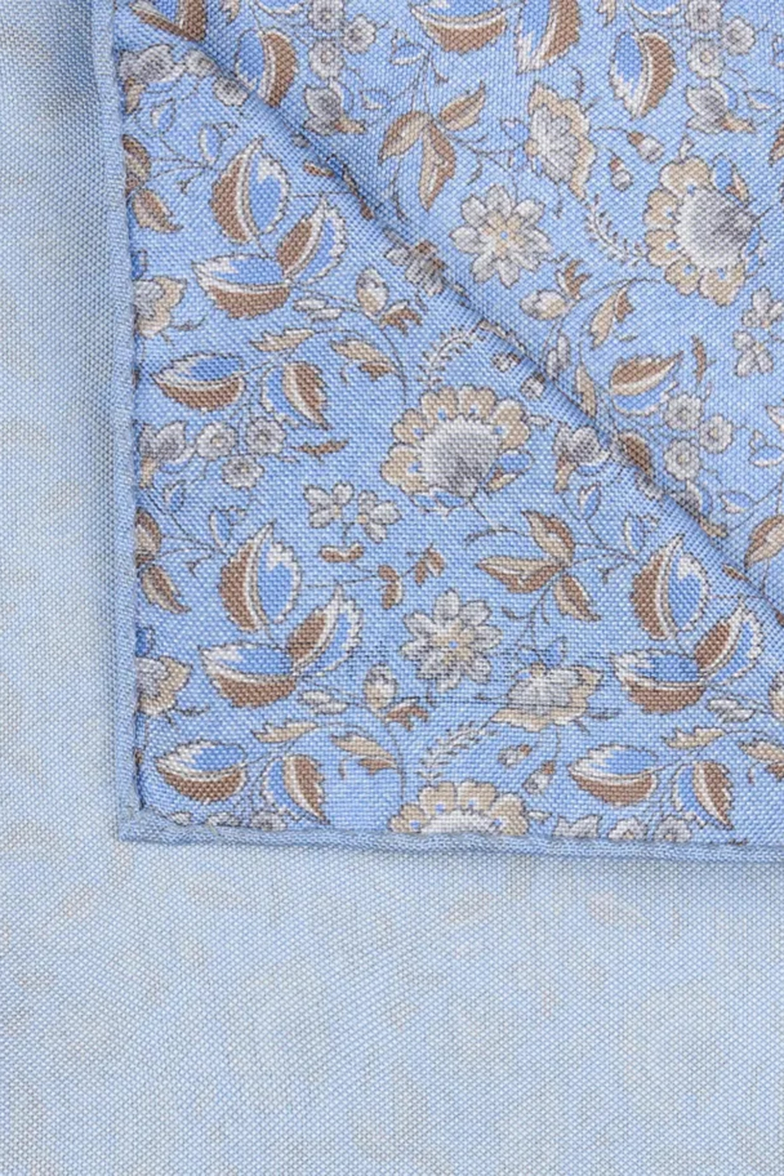 Heren pochet blauw