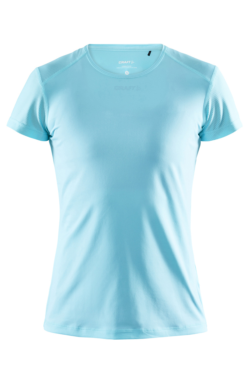 Craft ADV ESSENSE SS SLIM TEE W Blauw-1 1