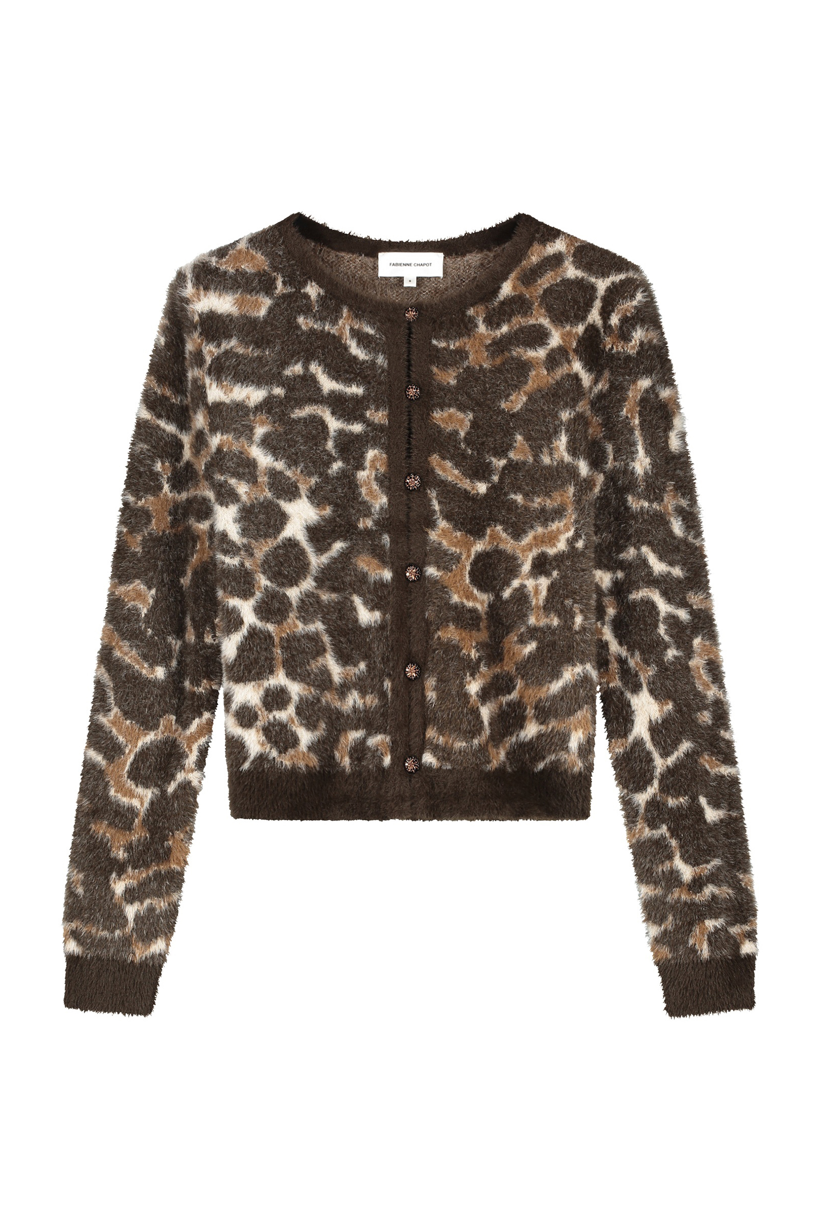 Dames vest bruin