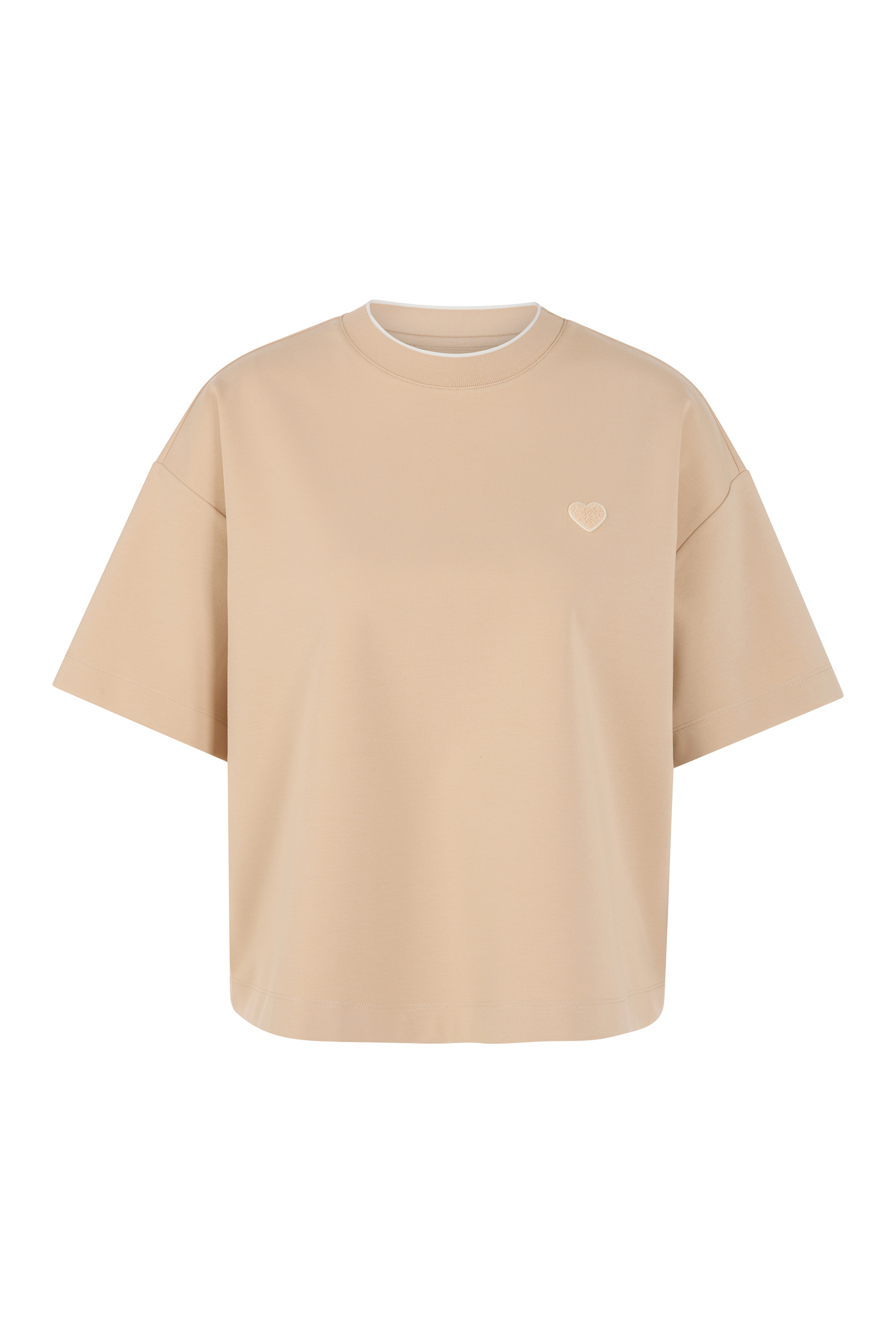 Dames t-shirt korte mouw grijs