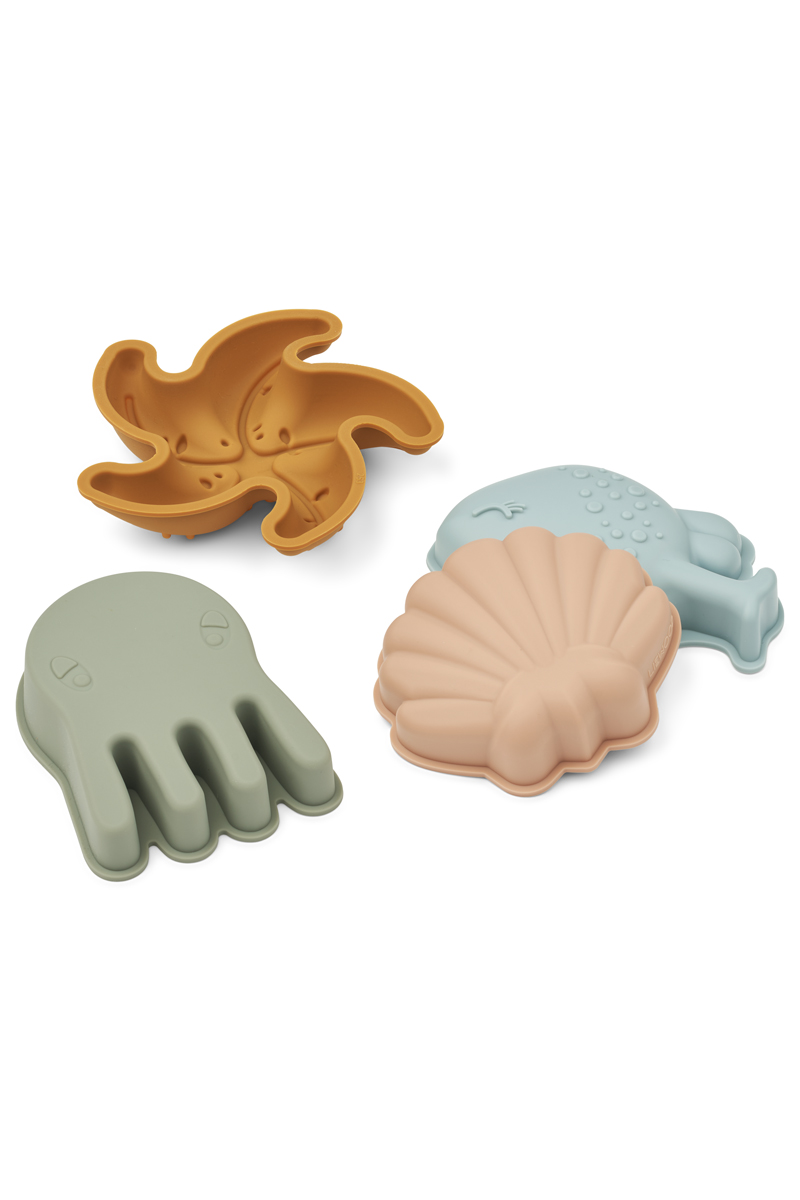 Liewood Gill mermaid sand moulds Rose-1 1