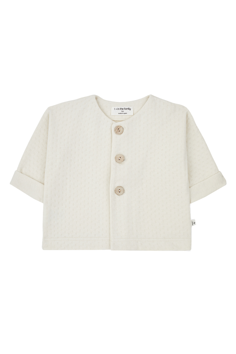 Baby vest ecru