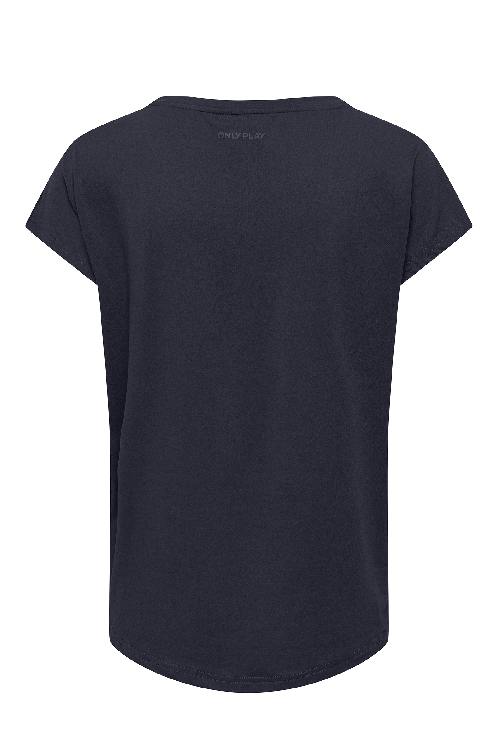 Fitness dames t-shirt km blauw