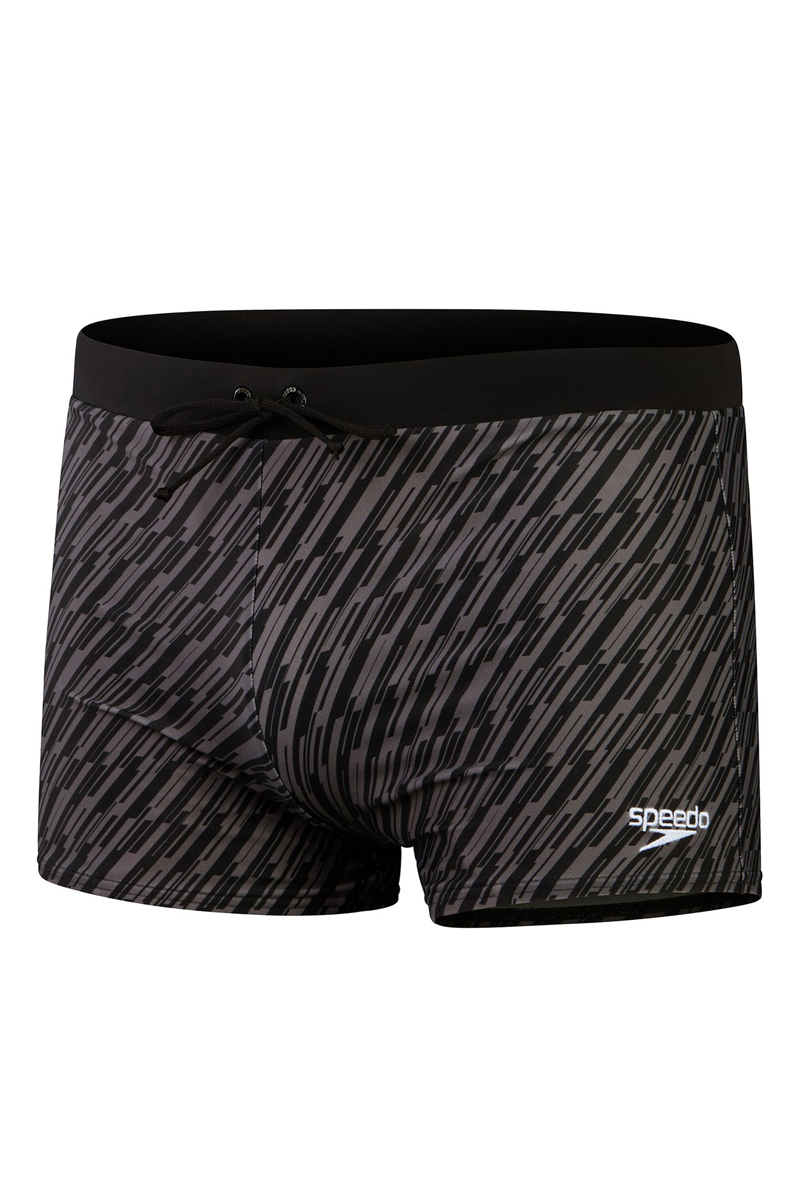 Bad/beach heren zwemslip mid grijs