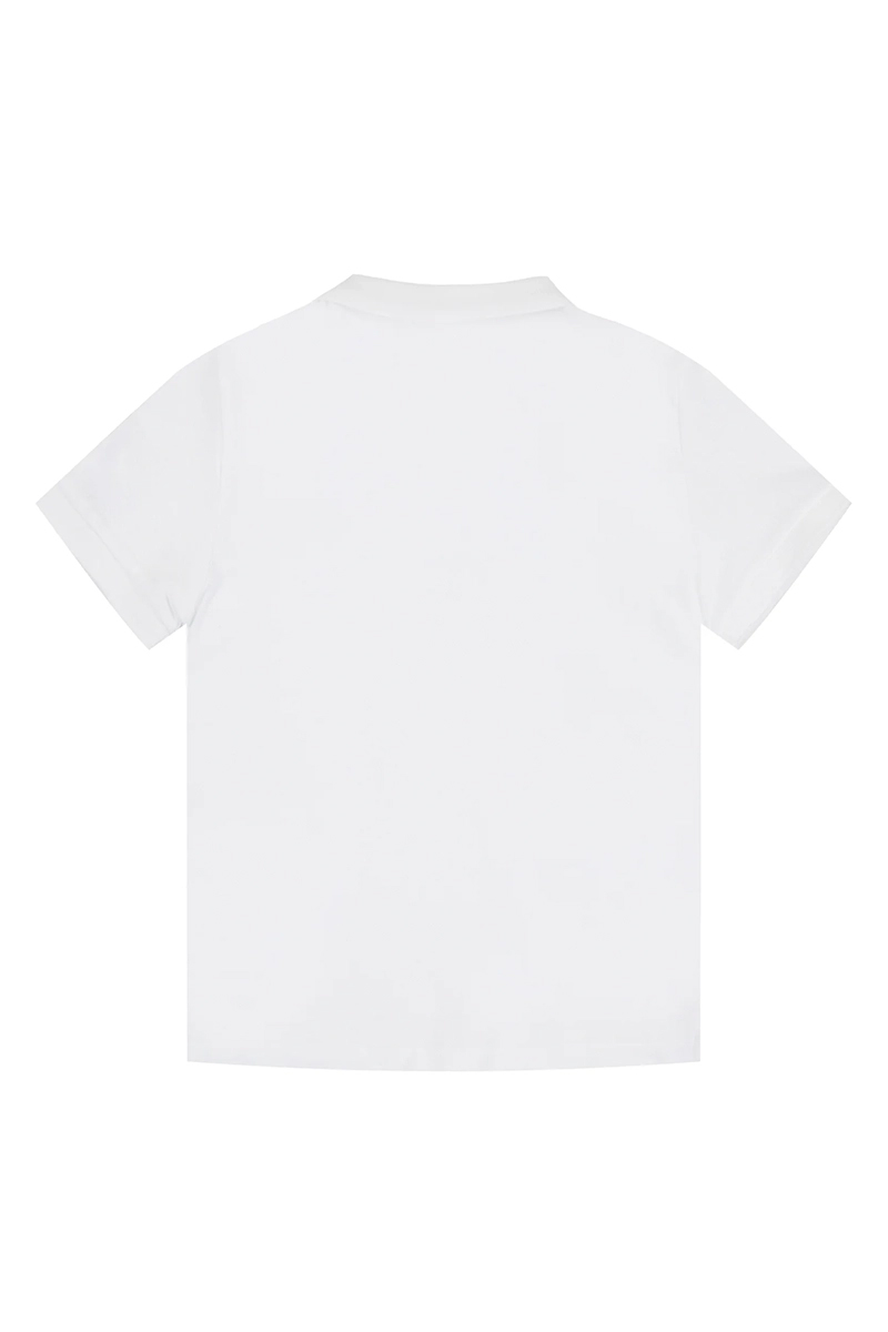 Jongens polo korte mouw wit