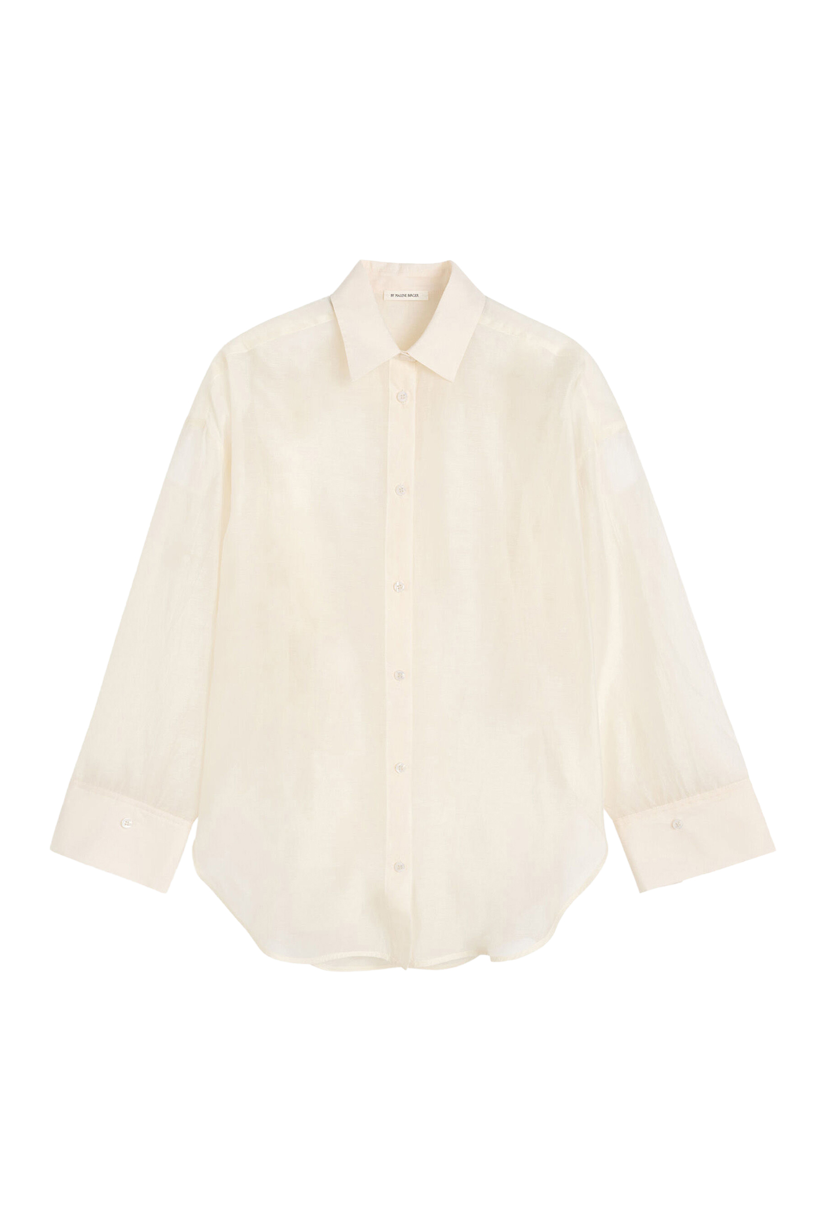 Dames blouse lange mouw ecru