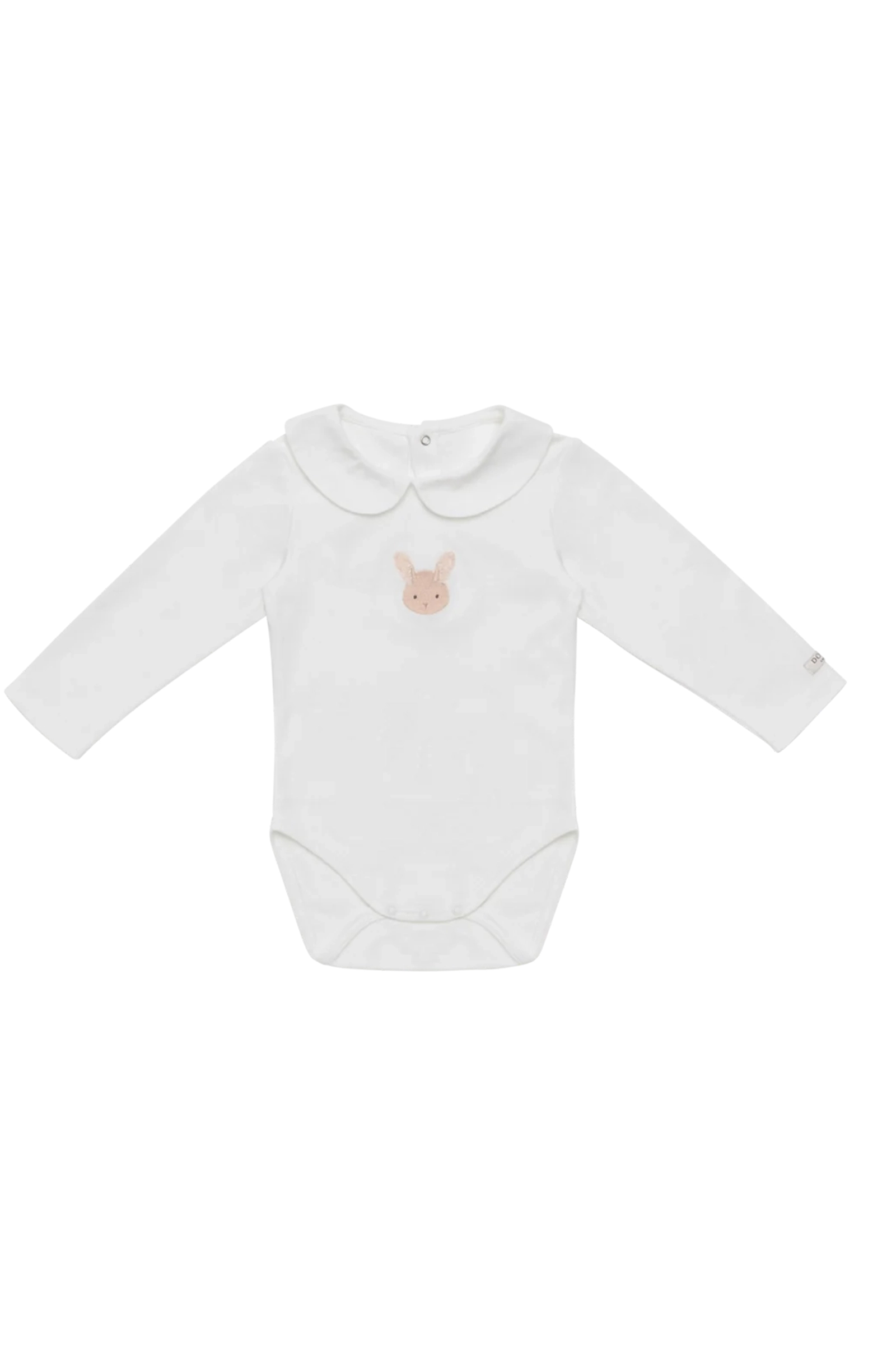 Baby romper lange mouw ecru