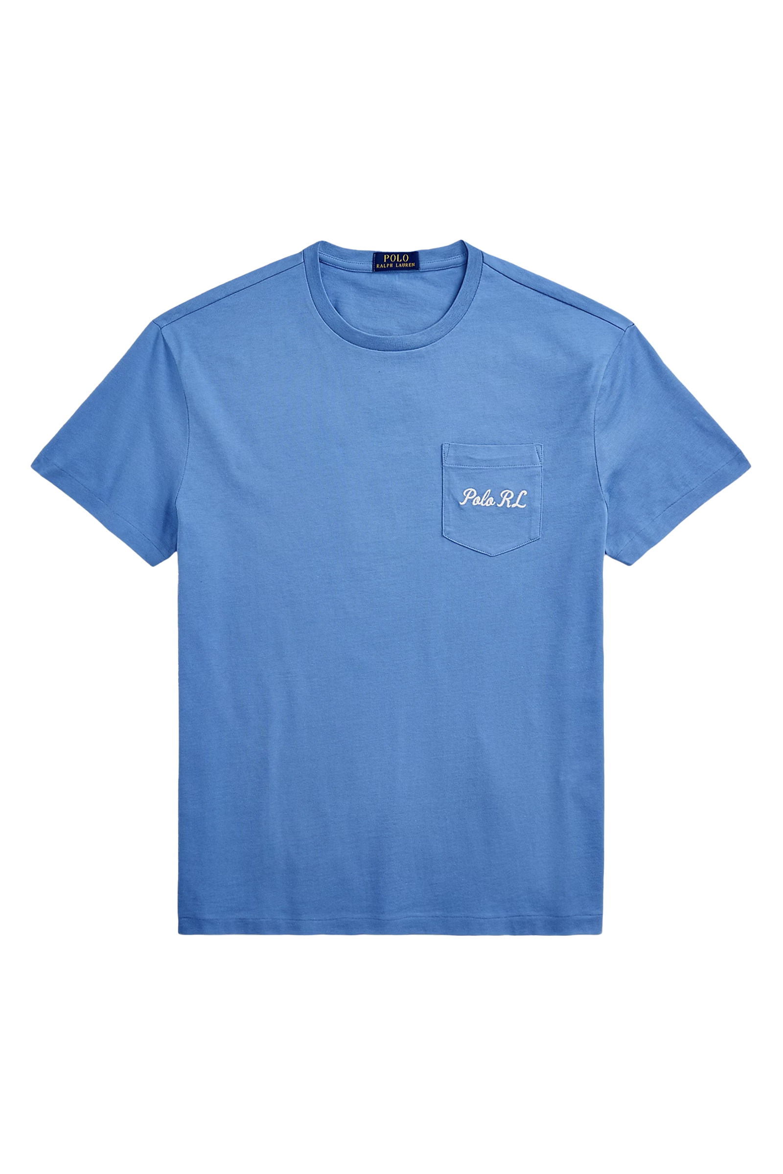 Heren t-shirt kortemouw blauw