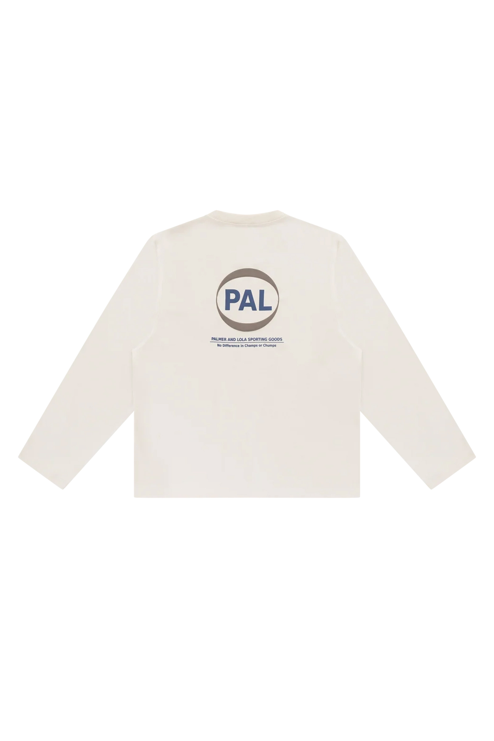 Heren t-shirt lange mouw ecru
