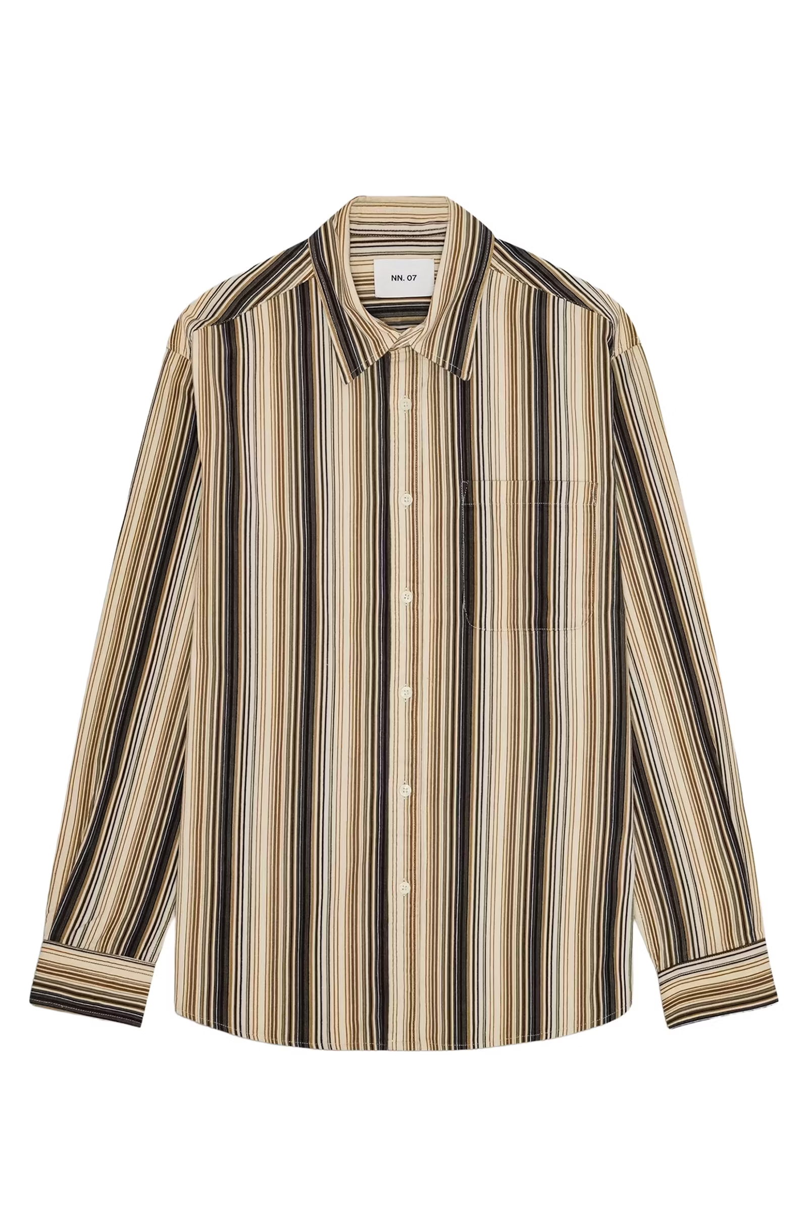 Heren overhemd lm casual groen
