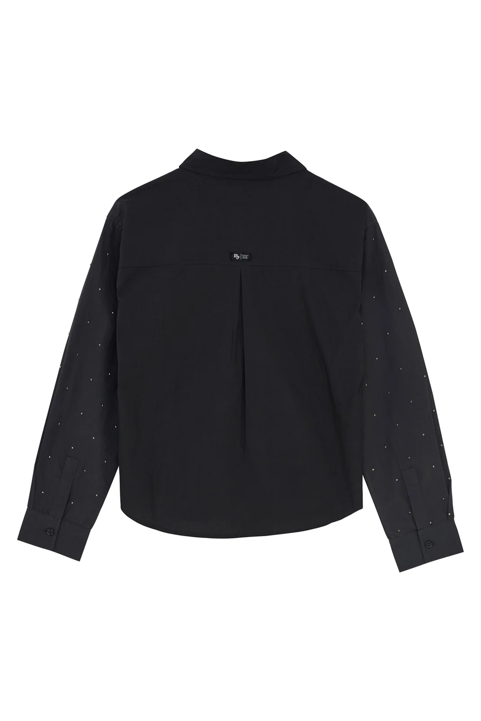 Meisjes blouse lange mouw grijs