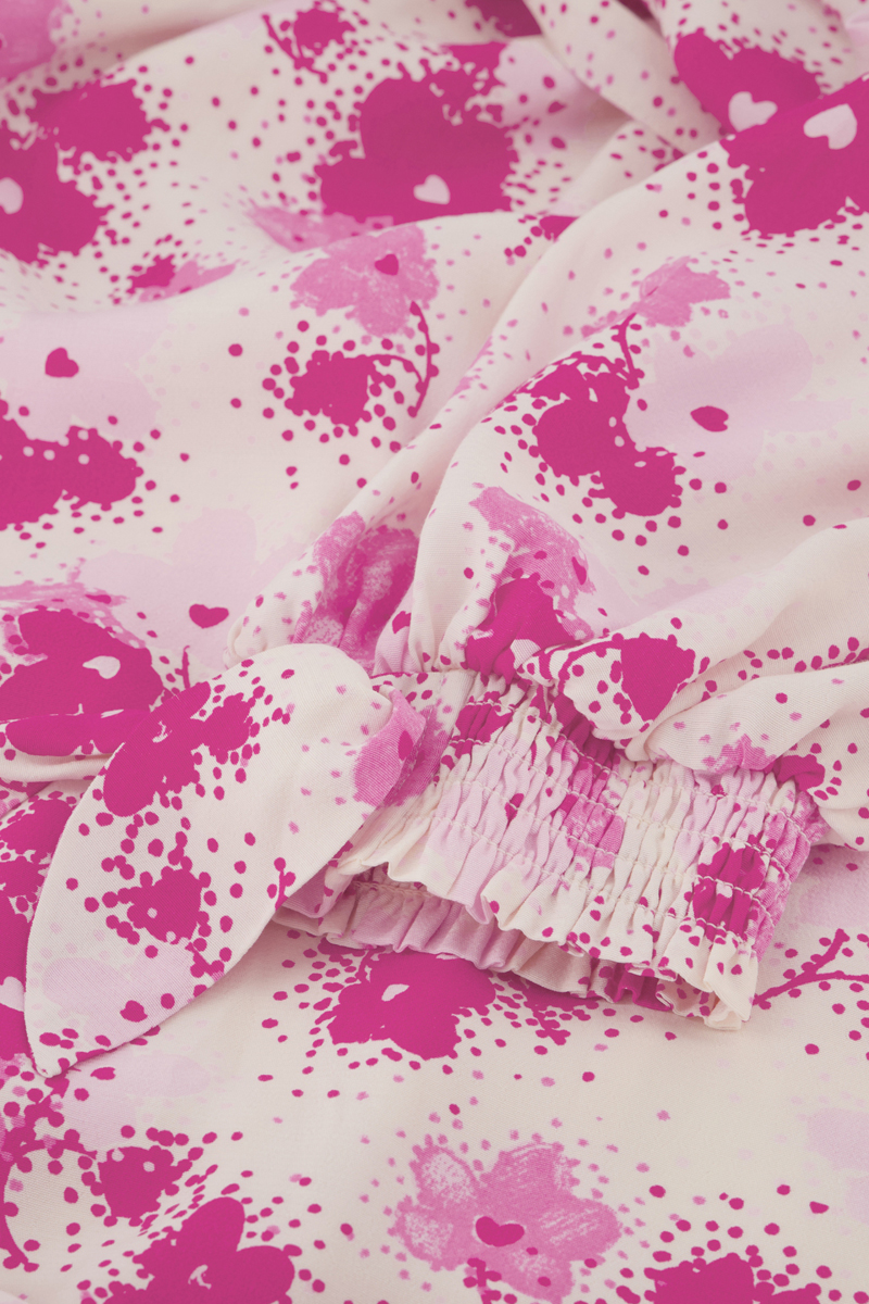 Dames jurk rose