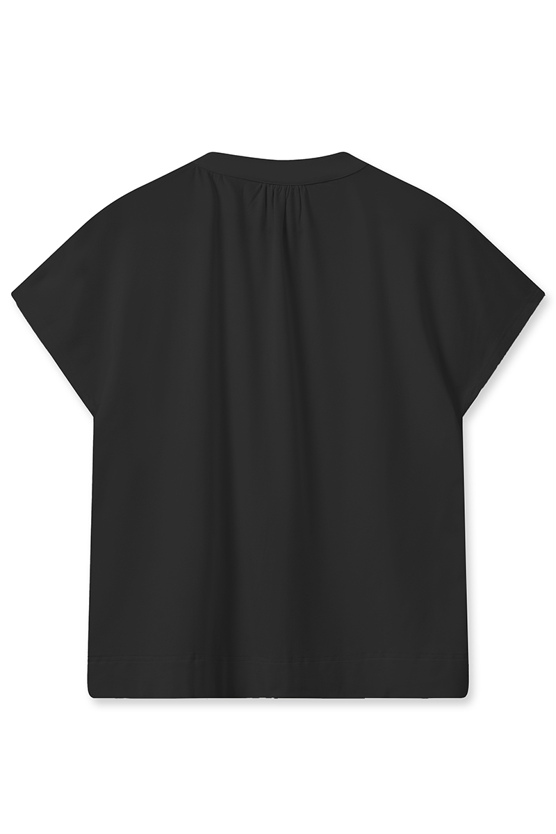 Dames t-shirt korte mouw zwart