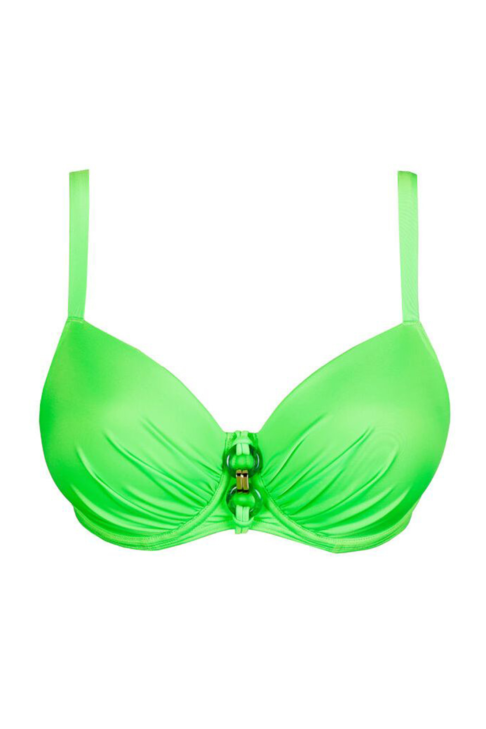 Bad/beach dames bikini top groen