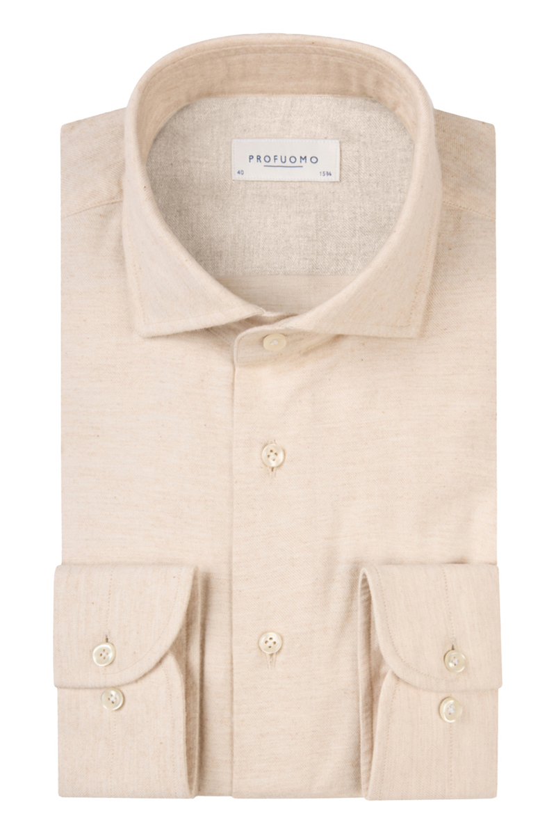 Profuomo SHIRT CUTAWAY SC SF BEIGE Beige 1