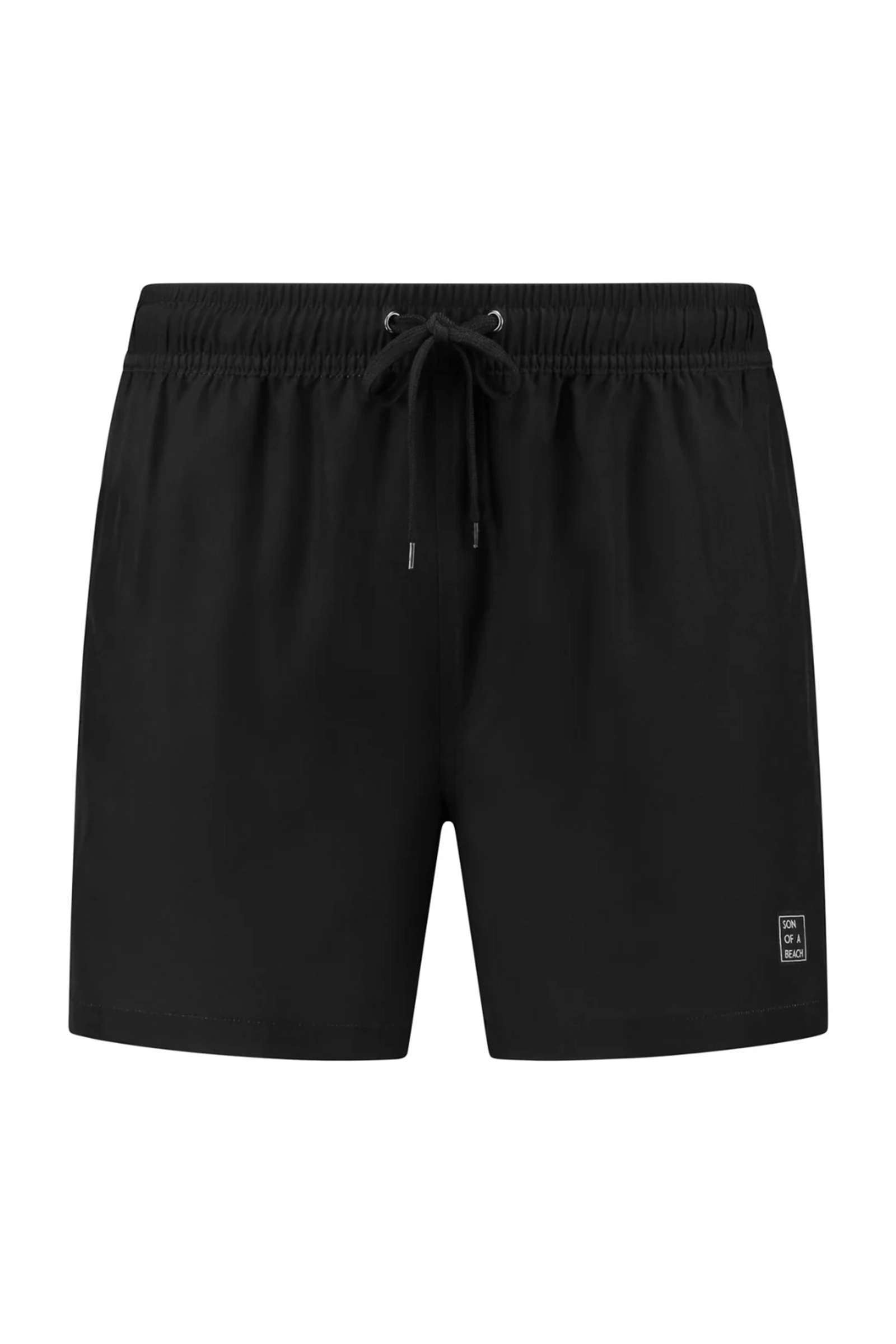 Son of a Beach ZWEMSHORT Zwart-1 1