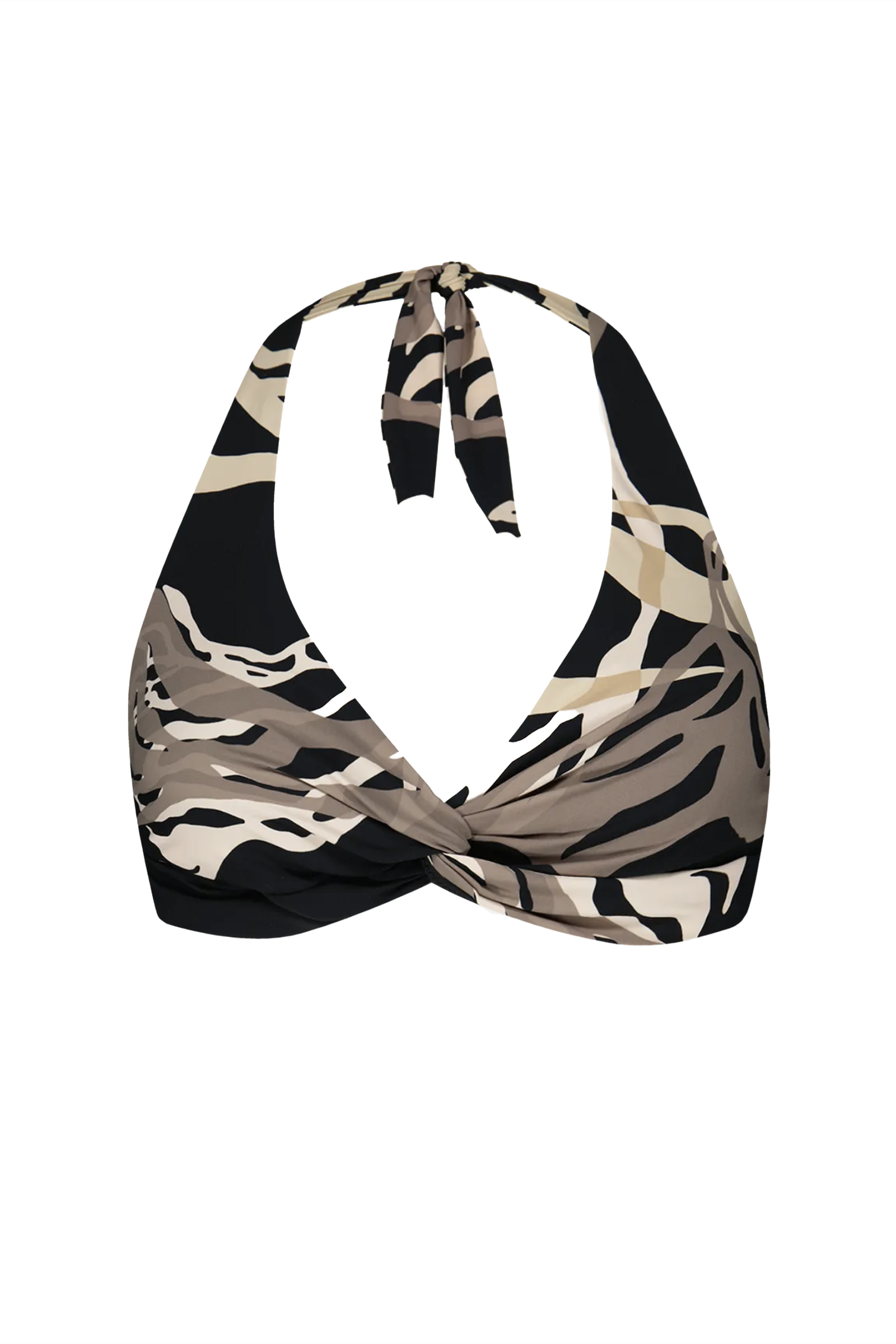 Bad/beach dames bikini top zwart