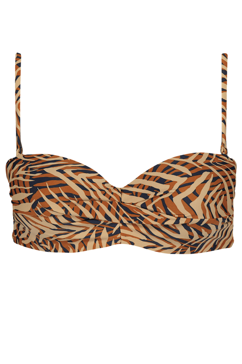 Bad/beach dames bikini top ecru