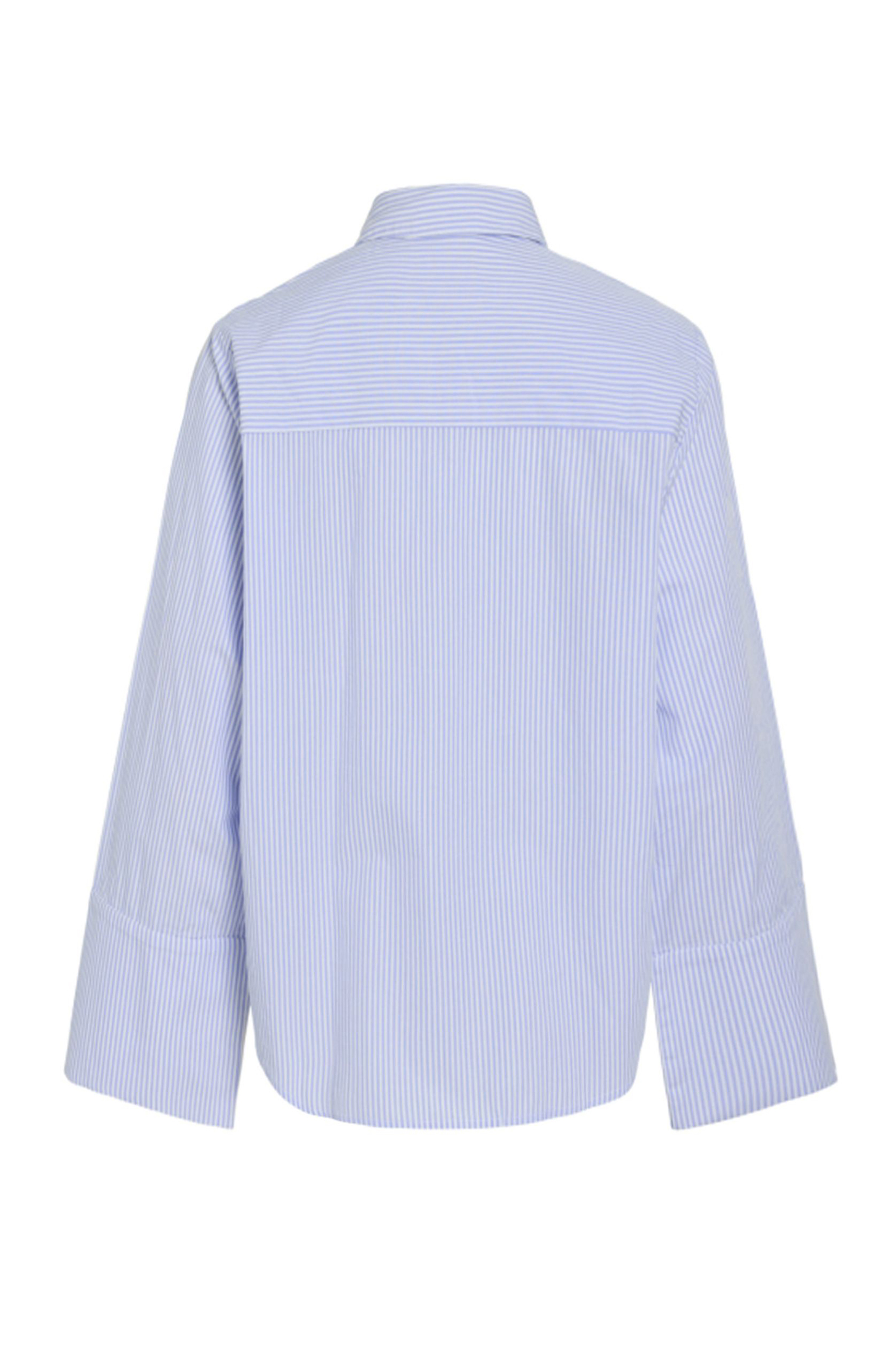 Dames blouse lange mouw wit